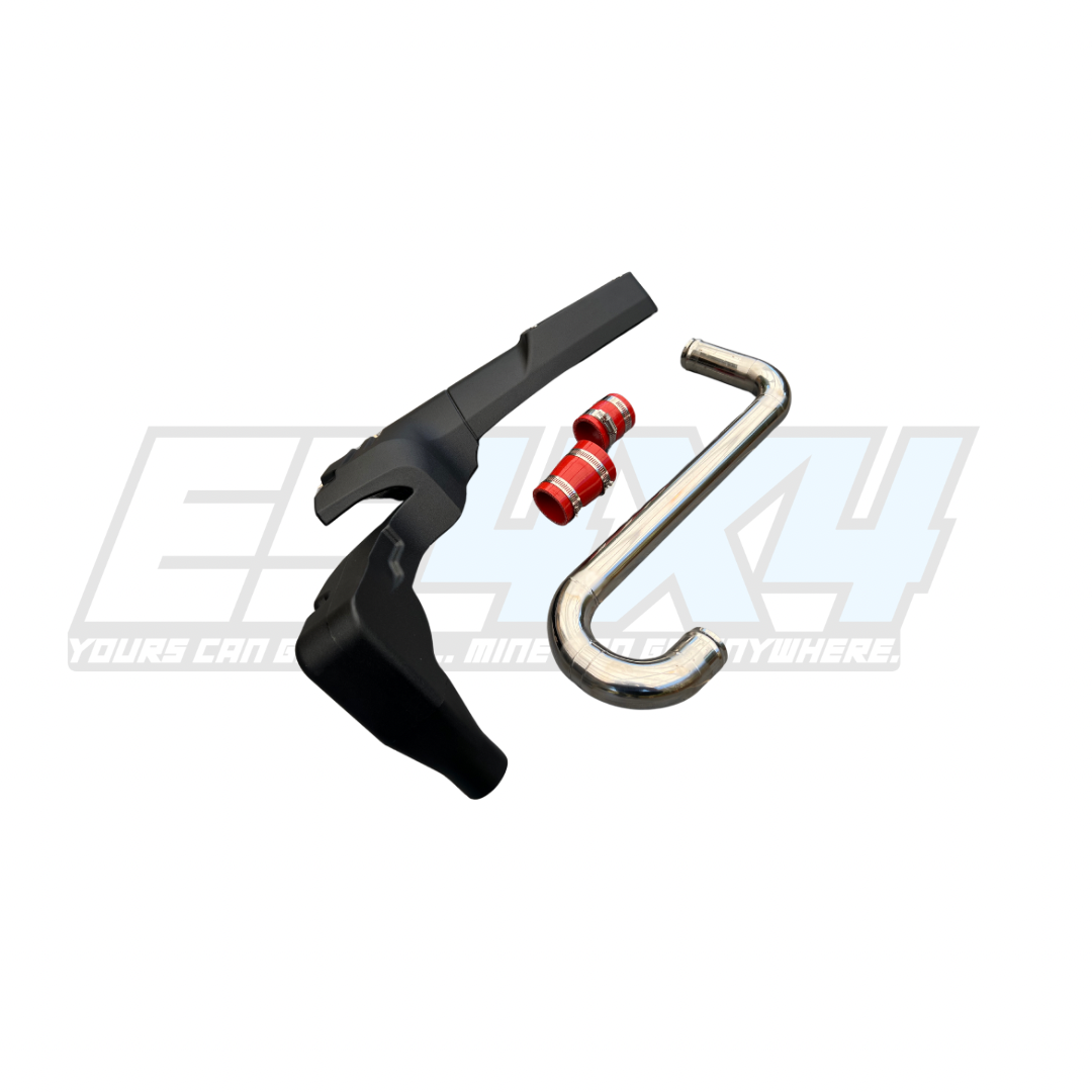 Suzuki Jimny “No Drill” Short Entry Snorkel Kit (Jimny JB74, JC74 - 2018+) with Stainless Steel Intake Pipe