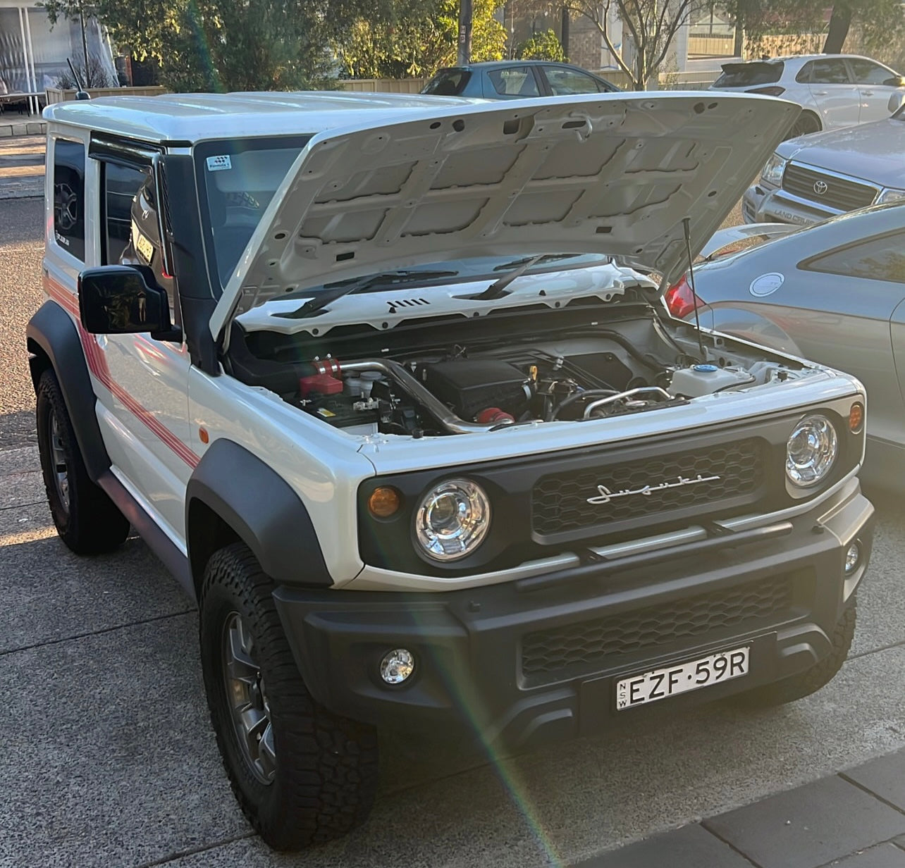 Suzuki Jimny “No Drill” Short Entry Snorkel Kit (Jimny JB74, JC74 - 2018+) with Stainless Steel Intake Pipe