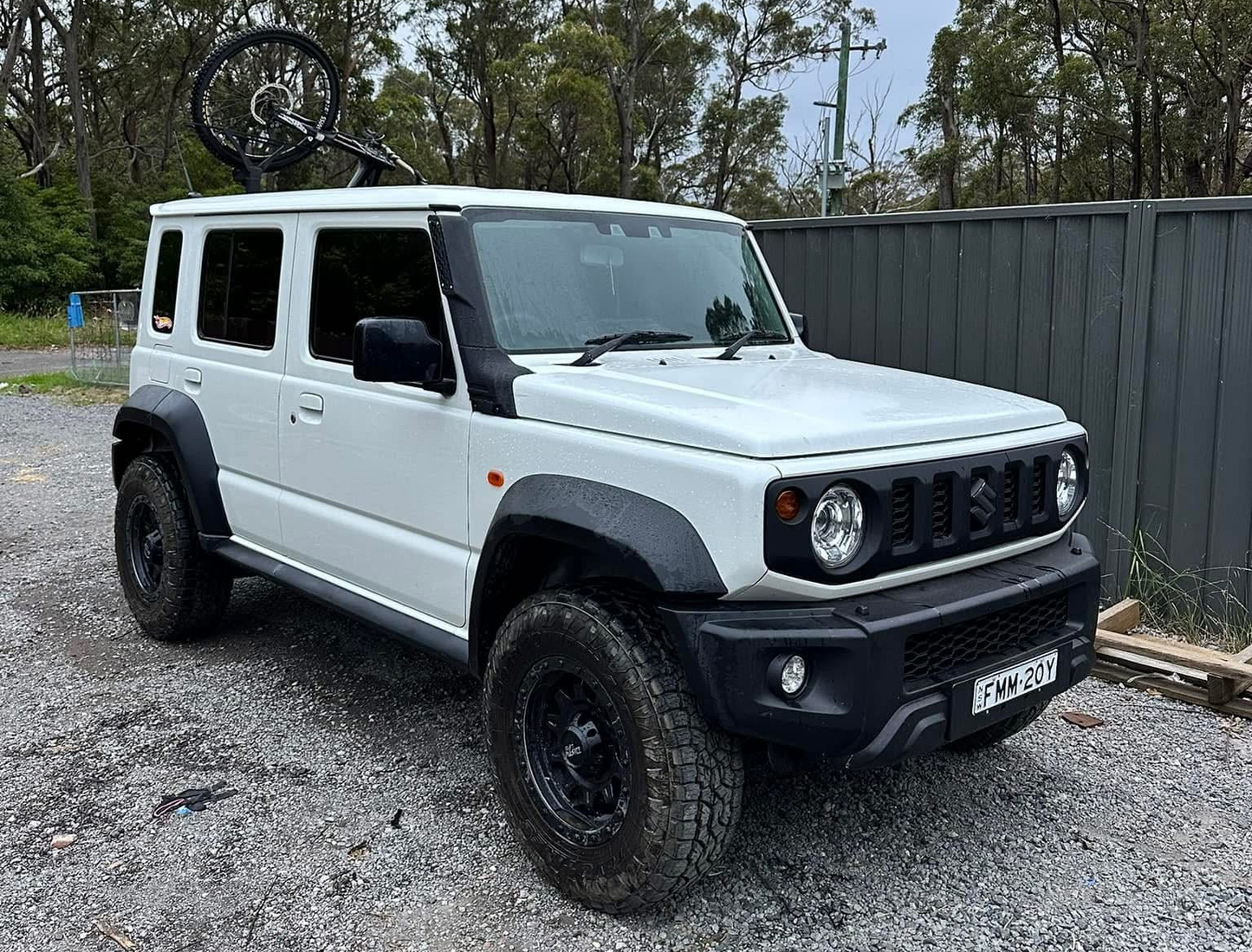 Suzuki Jimny “No Drill” Short Entry Snorkel Kit (Jimny JB74, JC74 - 2018+) with Stainless Steel Intake Pipe