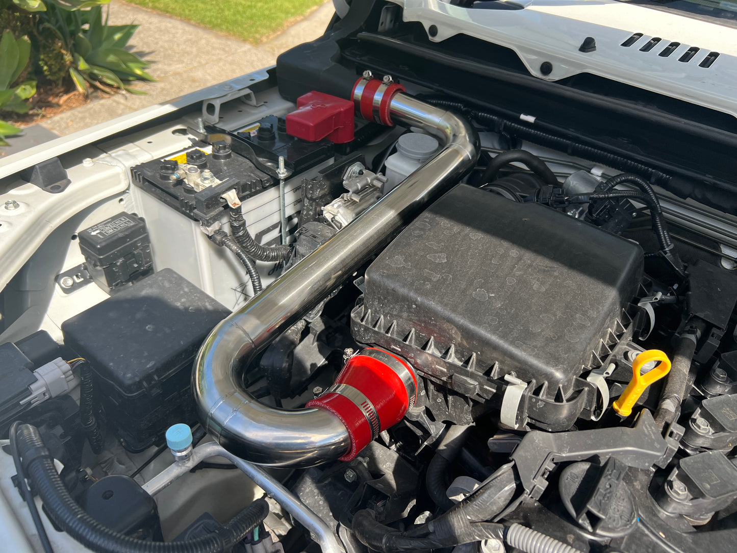 Suzuki Jimny “No Drill” Short Entry Snorkel Kit (Jimny JB74, JC74 - 2018+) with Stainless Steel Intake Pipe